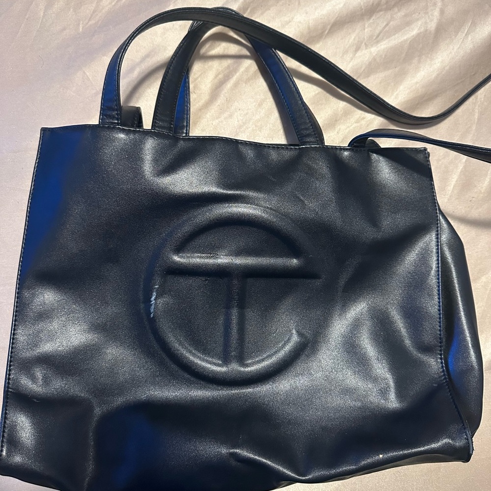 Telfar Midnight Black Tote Bag